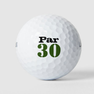 Nummer 30 par Golfplatz für den 30. Geburtstag Gol Golfball