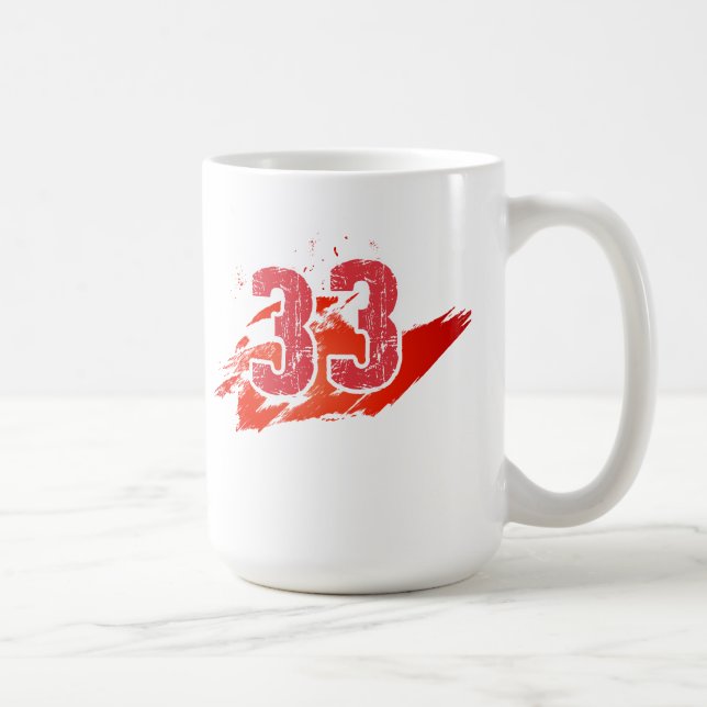 Nummer 33 kaffeetasse (Rechts)