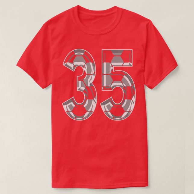 Nummer 35 Jersey 35 Mama Player Fan T-Shirt (Design vorne)