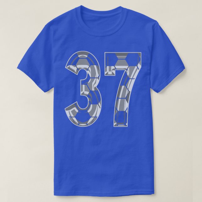 Nummer 37 Jersey 37 Mama Player Fan T-Shirt (Design vorne)