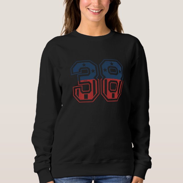 Nummer 38 USA Sweatshirt (Vorderseite)
