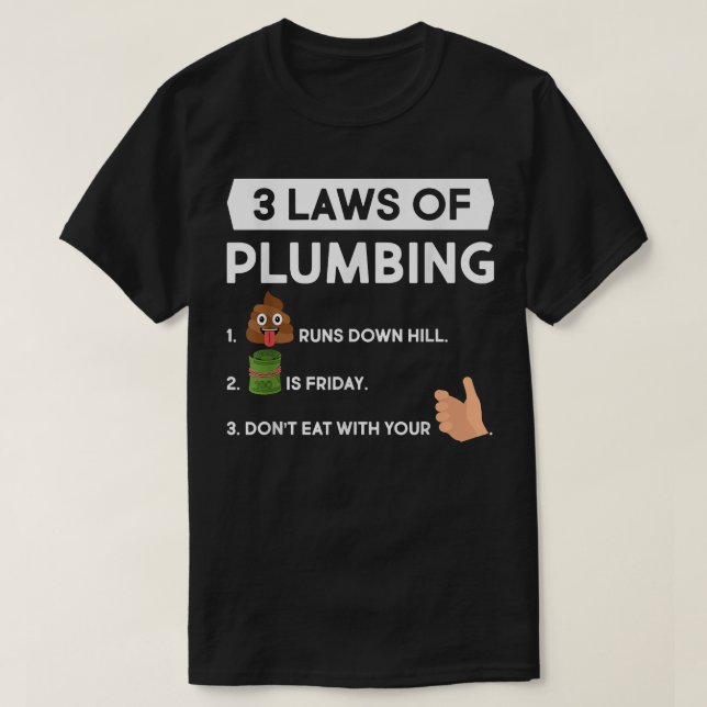 Nummer 3 des Klempnerhandyman T-Shirt (Design vorne)