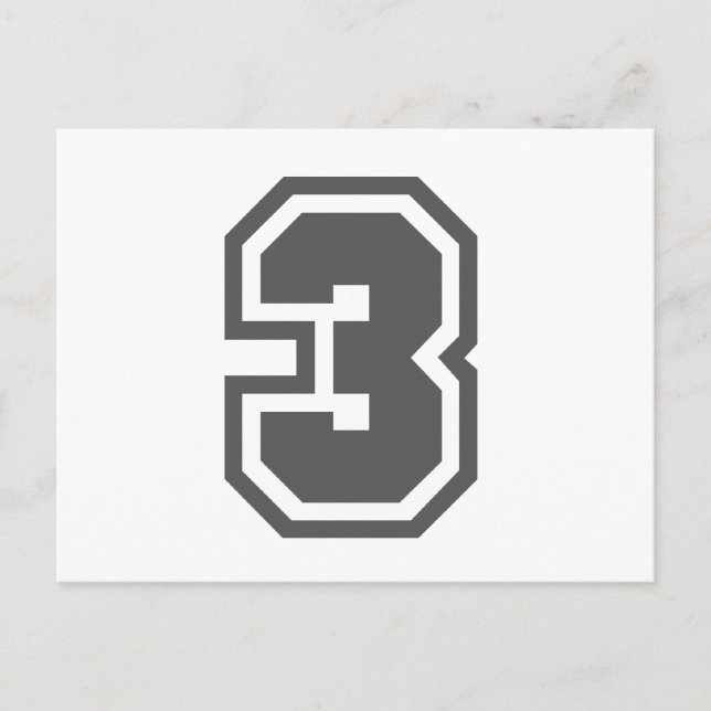 Nummer 3 postkarte (Vorderseite)