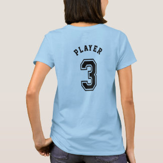 Nummer 3 Sports Jersey T-Shirt
