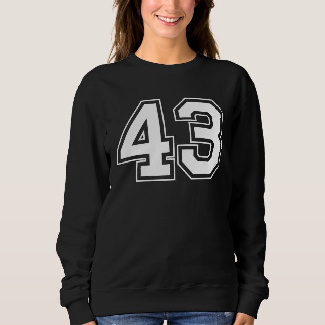 Nummer 43 sweatshirt (Vorderseite)