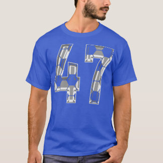Nummer 47 Jersey 47 Mama Player Fan 1 T-Shirt