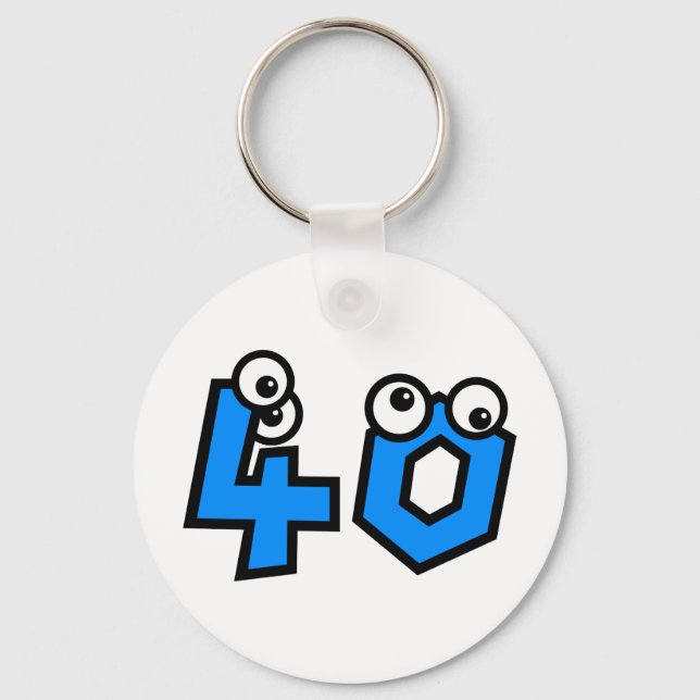 Nummer 4 schlüsselanhänger (Vorderseite)