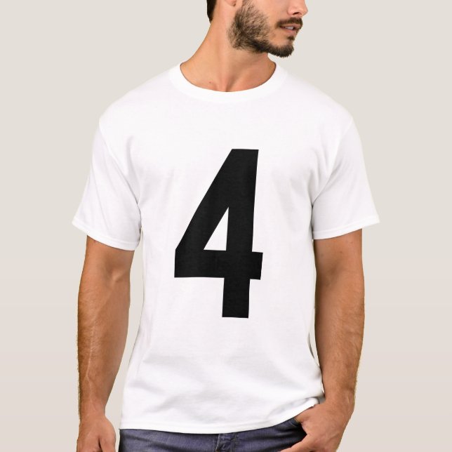 NUMMER 4 T-Shirt (Vorderseite)
