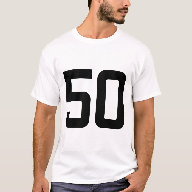 NUMMER 50 T-Shirt (Vorderseite)