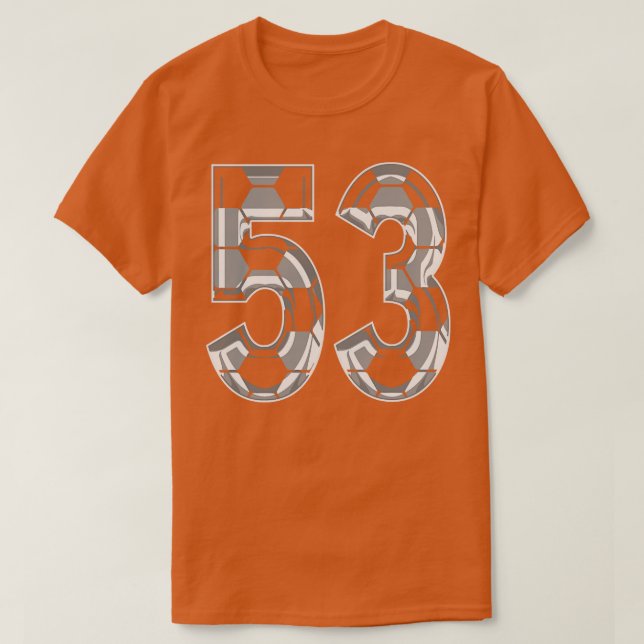 Nummer 53 Jersey 53 Mama Player Fan 1 T-Shirt (Design vorne)