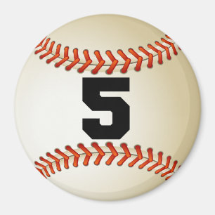 Nummer 5 Baseball Magnet