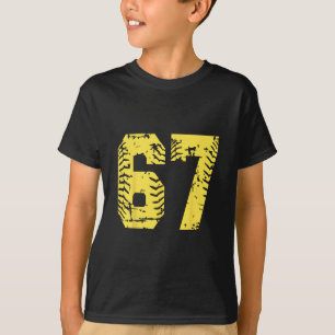 Nummer 67 Gelbe Gruppe passend zum Halloween-Gebur T-Shirt