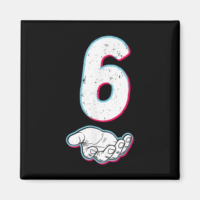 Nummer 67 Matching Sechs Sieben 6 7 Meme 6 7 Hallo Magnet (Vorne)