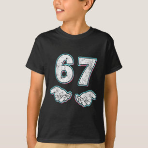 Nummer 67 Matching Sechs Sieben 6 7 Meme 6-7 Hallo T-Shirt