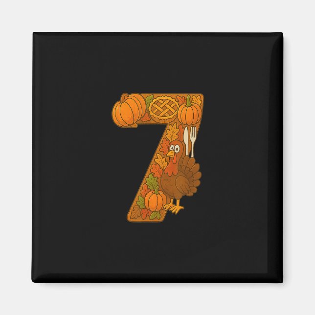 Nummer 67 Matching Six Seven 6 7 Meme 67 Dankfest Magnet (Vorne)