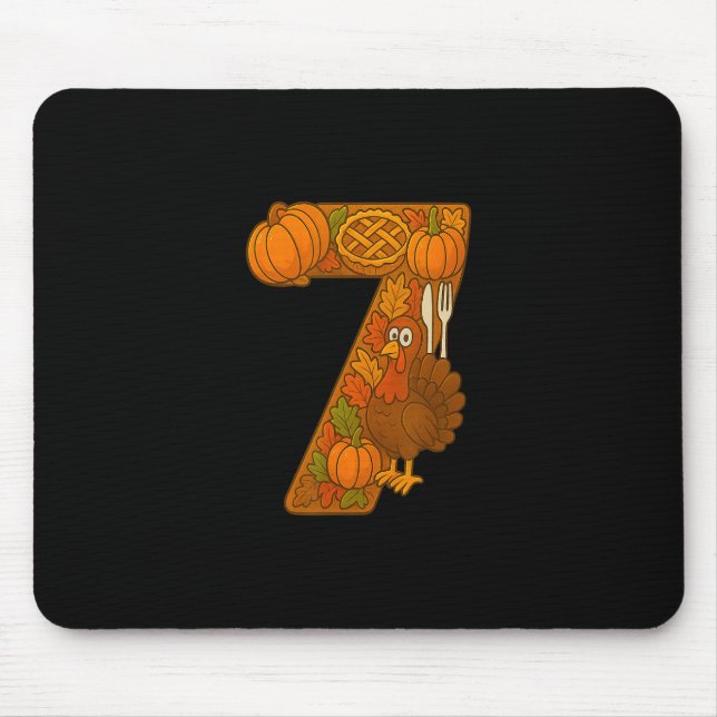 Nummer 67 Matching Six Seven 6 7 Meme 67 Dankfest Mousepad (Vorne)