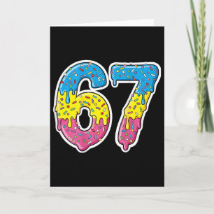 Nummer 67-Shirt-Kostüm Erwachsene Pink Für Frauen  Karte