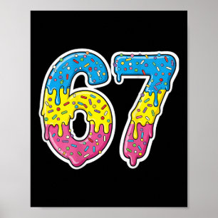 Nummer 67 Shirt Kostüm Erwachsene Pink Für Frauen  Poster