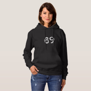 Nummer 69 Wifey/Husby Custom Bride, Verlobte Gift Hoodie