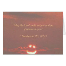 Nummer 6:25 Segen/Ermutigen der geheimen Karte