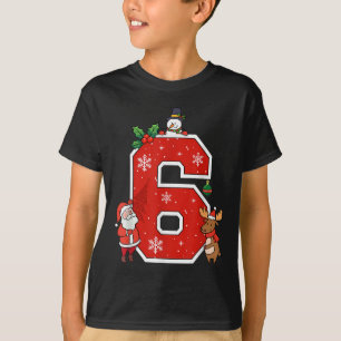 Nummer 6 7 Meme 67 Paare Pyjamas Weihnachten Passe T-Shirt