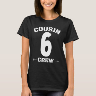 Nummer 6 Cousin Crew Wiedervereinigung Passende Fa T-Shirt