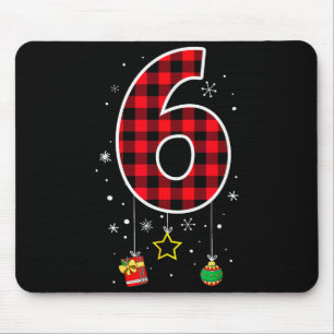Nummer 6 Lustiger Meme-Spruch 6 7 Sechs Sieben Wei Mousepad