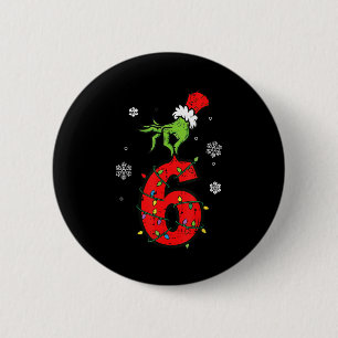 Nummer 6 passend 67 Meme 6 7 Weihnachten Jungen Ju Button