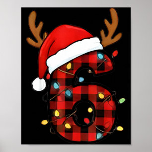 Nummer 6 Passend 67 Meme Weihnachtskostüm Männer W Poster