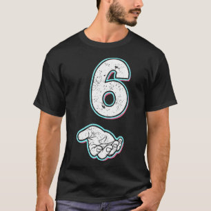 Nummer 6 passend zu 67 Meme Halloween-Kostüm Männe T-Shirt