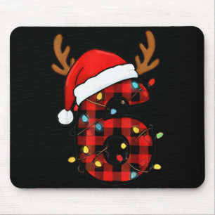 Nummer 6 passend zu 67 Meme Weihnachtskostüm Männe Mousepad