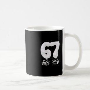 Nummer 6 passend zu 67 Sechs Sieben Meme Paar Hall Kaffeetasse