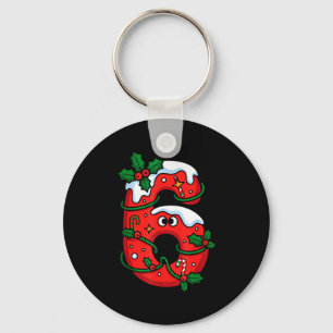 Nummer 6 Santa-Kostüm-Meme-Weihnachten passend für Schlüsselanhänger