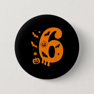 Nummer 6 Sechs Sieben 6 7 Meme Lustiges Design Paa Button