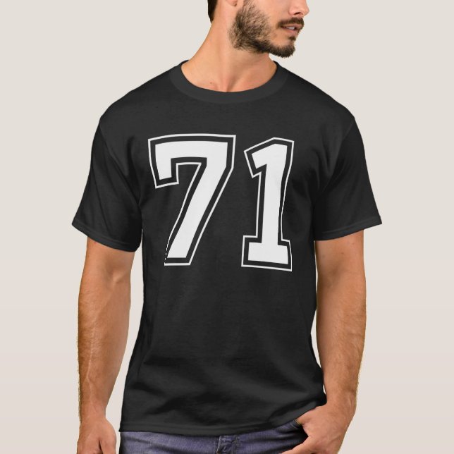 Nummer 71 T-Shirt (Vorderseite)