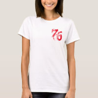 Nummer-76 T - Shirt-Design, anpassbar