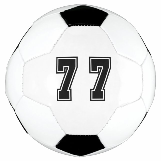 Nummer 77 fußball (Vorderseite)