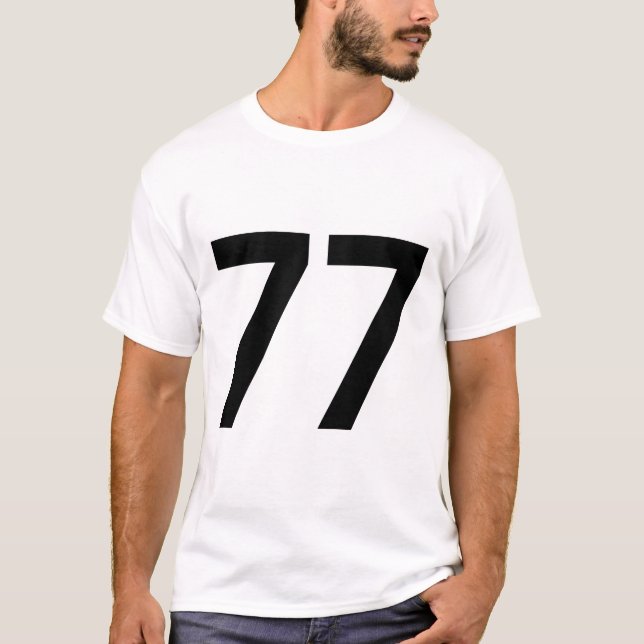 NUMMER 77 T-Shirt (Vorderseite)