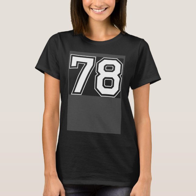 Nummer 78 T-Shirt (Vorderseite)