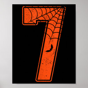 Nummer 7 67 Meme Kostüm passende Gruppe Halloween Poster