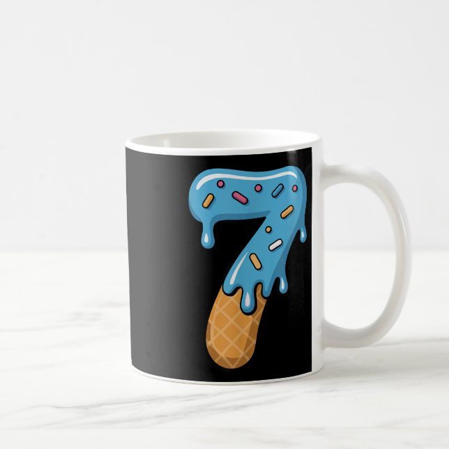 Nummer 7 Eis-Drip 67 Meme-Paar passend Ha Kaffeetasse (Rechts)
