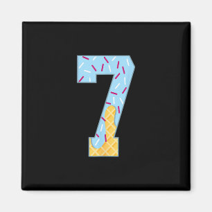 Nummer 7 Eiscreme-Tropf 67 Meme-Paar Halloween C Magnet
