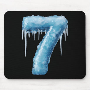 Nummer 7 Fire Ice Nummer Sechs Sieben Meme 67 Alph Mousepad