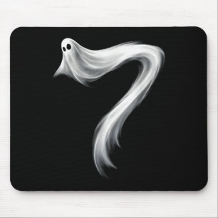 Nummer 7 Geist Lustiger Sechs Sieben 67 Halloween Mousepad