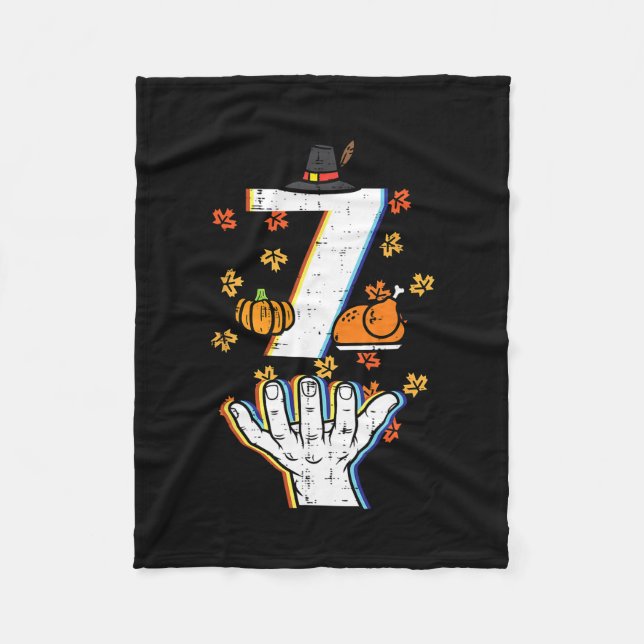 Nummer 7 Matching 67 Meme Erntedankfest 6 7 Männer Fleecedecke (Vorderseite)
