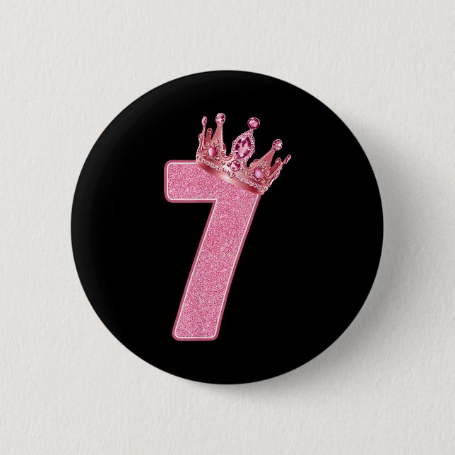 Nummer 7 Matching 67 Meme Halloween Kostüm Männer  Button (Vorderseite)