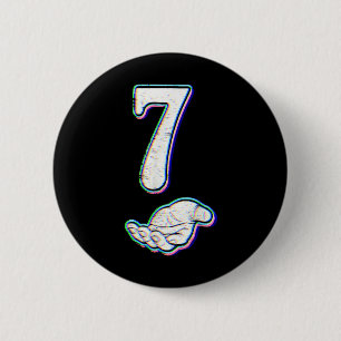 Nummer 7 Matching 67 Meme Halloween-Kostüm Männer  Button