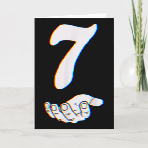 Nummer 7 Matching 67 Meme Halloween Kostüm Männer Karte