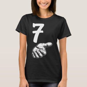 Nummer 7 Matching Duo 67 Meme Gen Alpha Slang Hall T-Shirt