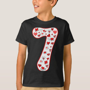 Nummer 7 Paar Kostüm Duo 67 Meme Six Seven Vale T-Shirt